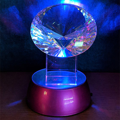 【我愛3d水晶雕刻】水晶鑽石夜燈擺飾