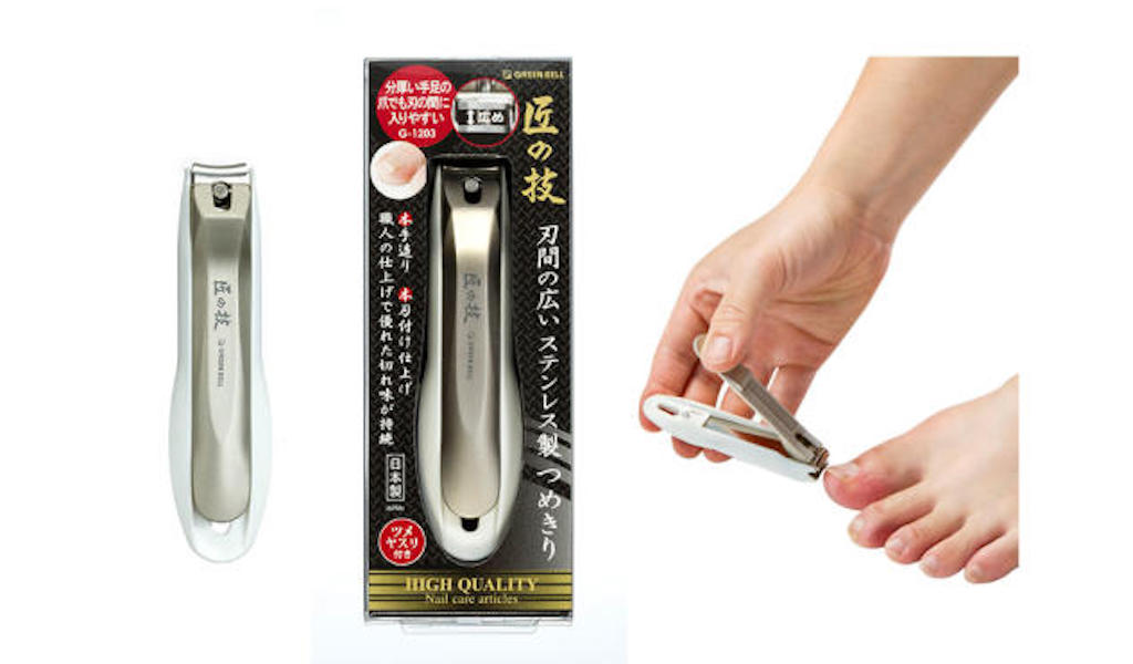 日本綠鐘匠之技鍛造不銹鋼加高寬口式指甲剪(G-1203)