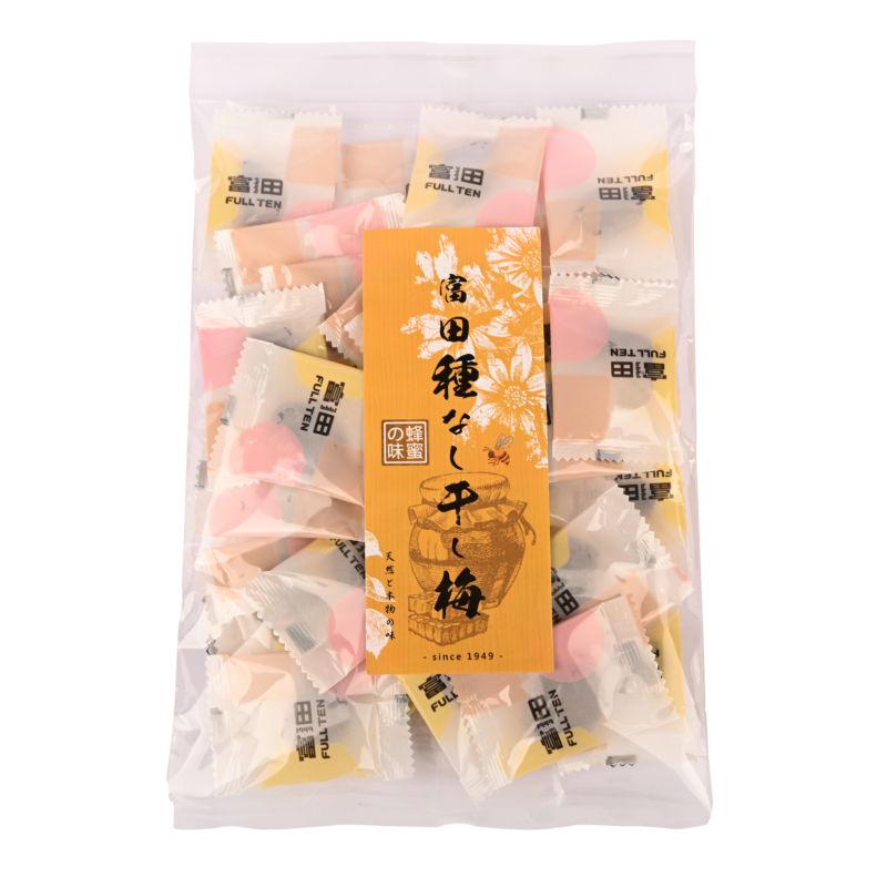 免運 [富田]日式蜂蜜梅肉100g(3包/1組)