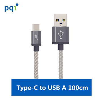 PQI C-Cable Type C to A 180cm 金屬編織線