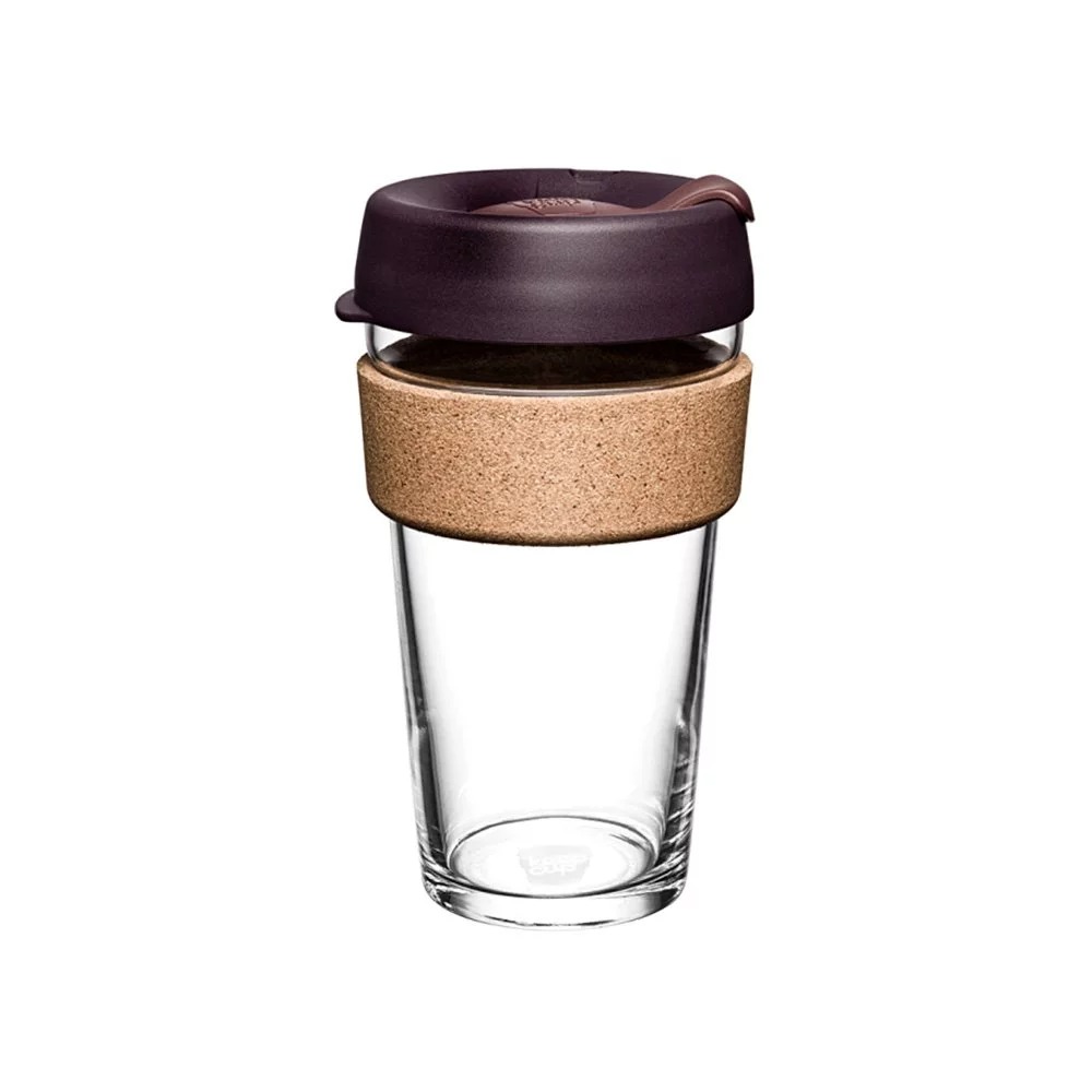 【KeepCup】新款隨身杯 軟木系列 454ml（16oz) L -甜酒紅 咖啡杯