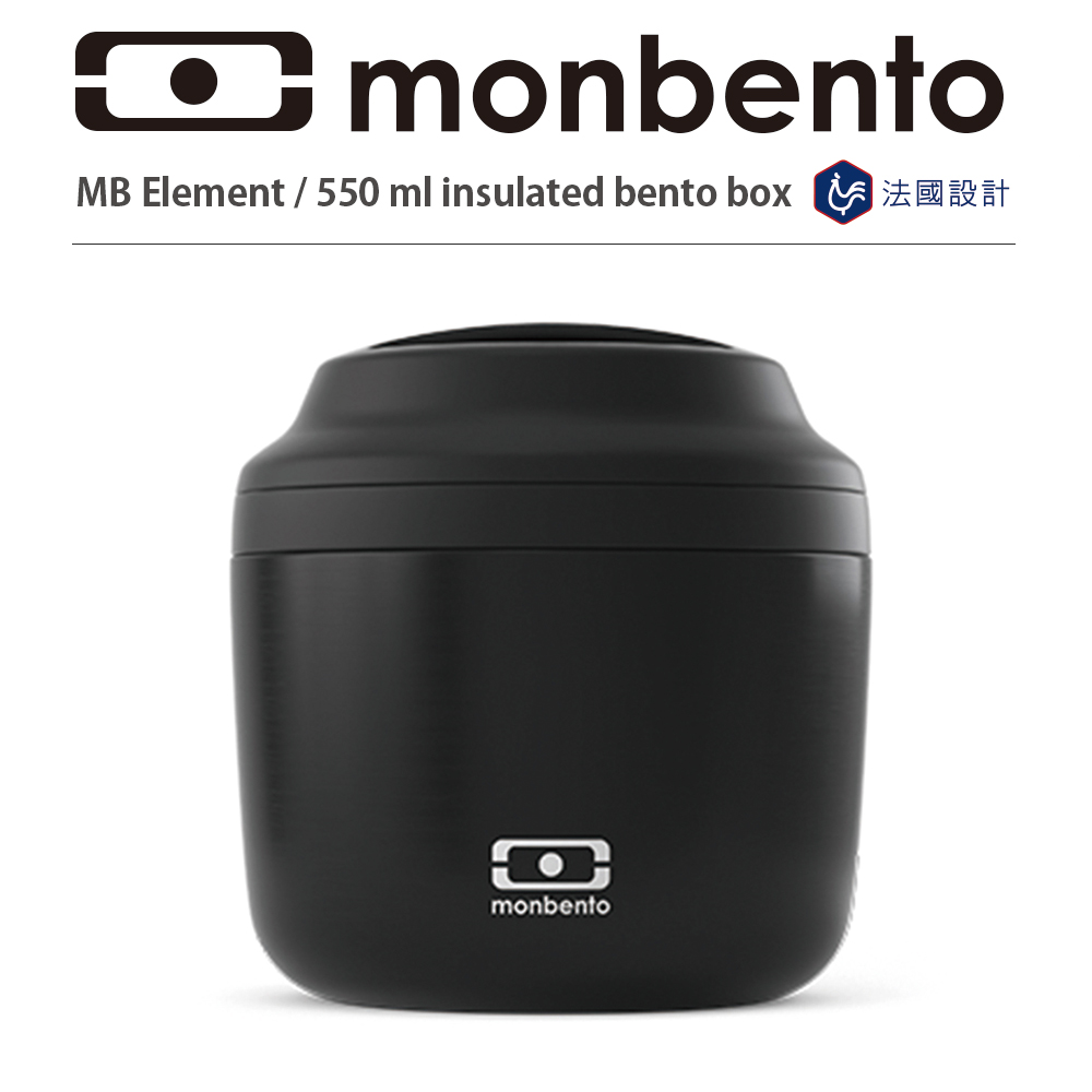 【Monbento】316不鏽鋼保溫悶燒罐(曜石黑)