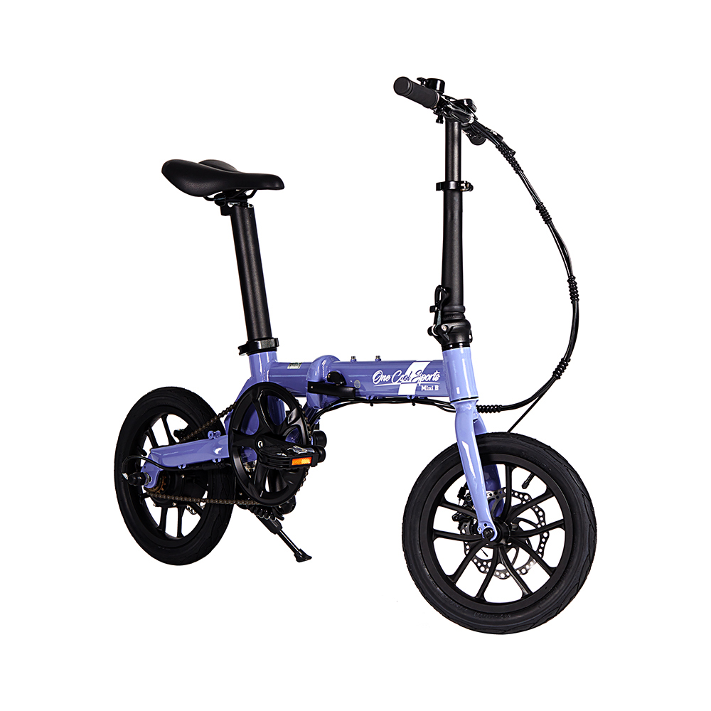 【OneCool Sports】MINI米尼 14吋折疊電動輔助自行車 - 丁香紫
