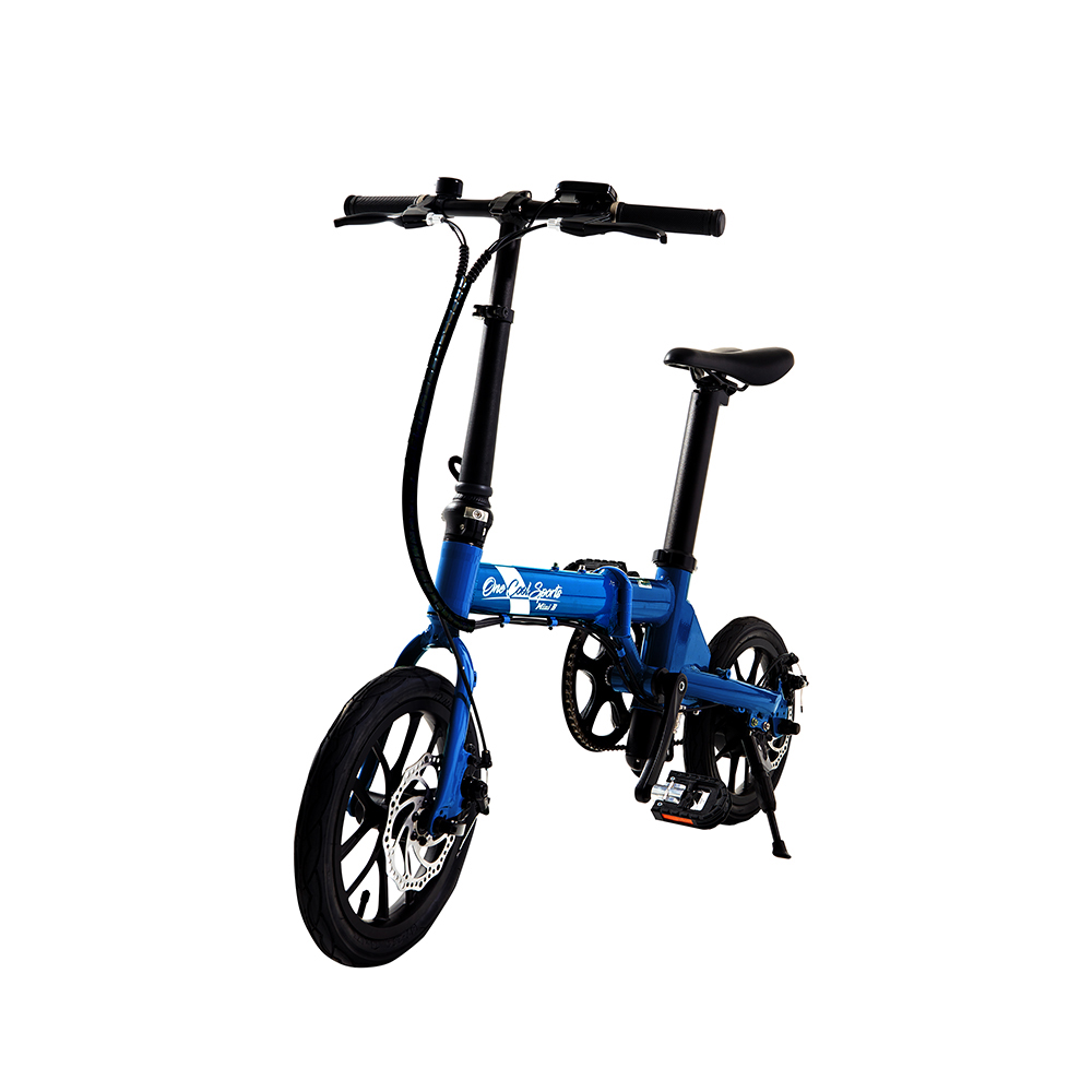 【OneCool Sports】MINI米尼 14吋折疊電動輔助自行車 - 靛青藍