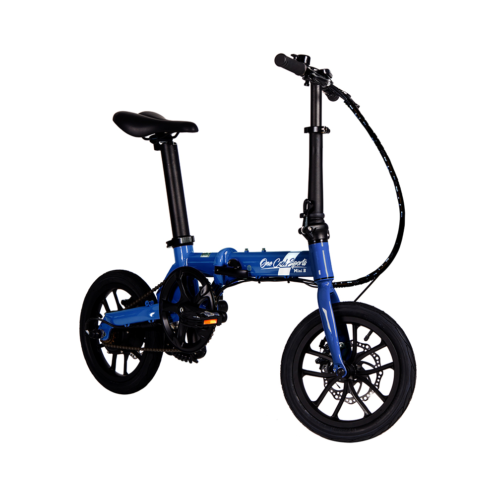 MINI 14吋折疊電動輔助自行車 (靛青藍)