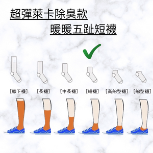 保暖,五指襪,五趾襪,寒流,高齡人士,血液循環,除臭,香港腳,腳汗,腳臭